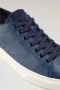 Woolrich Leren Cloud Court Sneakers Blue Heren - Thumbnail 5