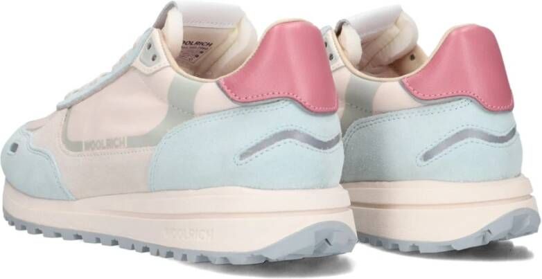 Woolrich Retro Sneaker Blauw Elegante Stijl