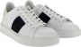 Woolrich classic court calf sneakers heren wit wfm221002 2030 bianco indaco leer - Thumbnail 10