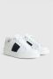 Woolrich classic court calf sneakers heren wit wfm221002 2030 bianco indaco leer - Thumbnail 6