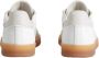 Woolrich Witte leren sneakers met beige details - Thumbnail 2