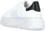 Woolrich Witte Leren Sneakers met Geperforeerde Details White Dames - Thumbnail 4