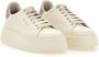Woolrich Witte Leren Sneakers met Grijze Profielen White Dames - Thumbnail 10