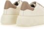 Woolrich Witte Leren Sneakers met Grijze Profielen White Dames - Thumbnail 16