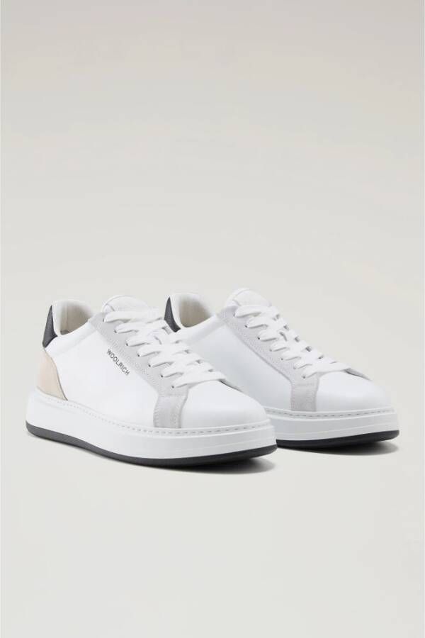 Woolrich Witte Sneakers voor Schoeisel White Heren