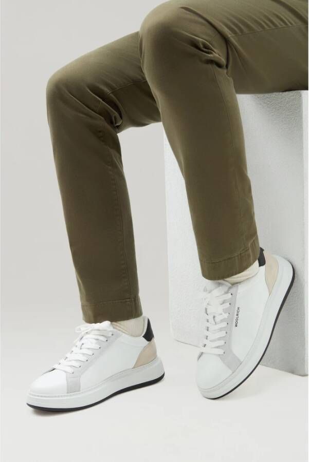 Woolrich Witte Sneakers voor Schoeisel White Heren