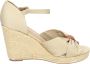 Wrangler Cross Sandalen in Textiel voor Vrouwen Beige Dames - Thumbnail 4