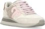 Wushu Ruyi Beige Leren Sneakers met Wol Inzet Multicolor Dames - Thumbnail 4