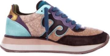 Wushu Ruyi Faux Fur Sneakers Multicolor Dames