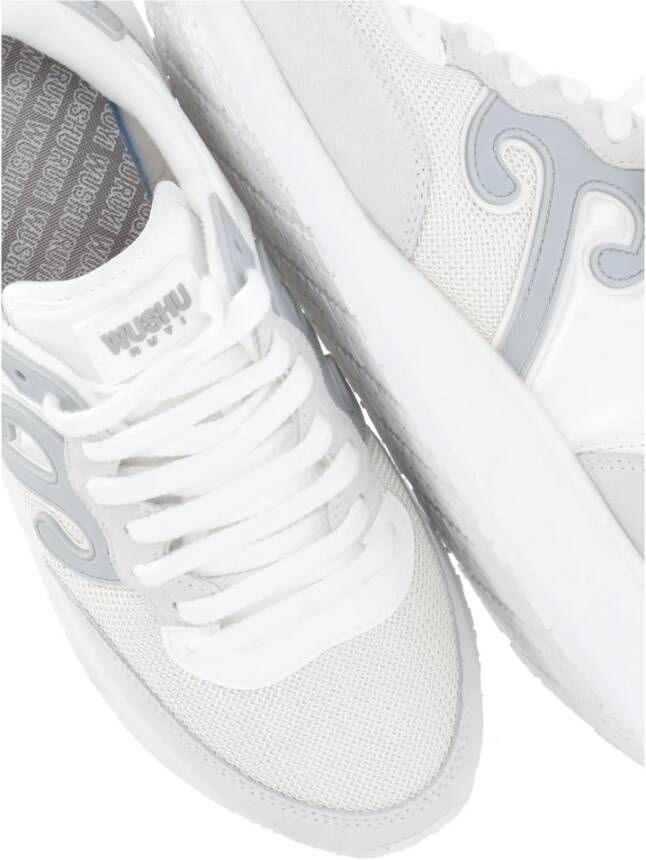 Wushu Ruyi Fabric Leather Sneakers