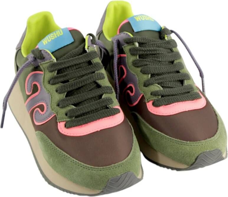 Wushu Ruyi Groene Martial Arts Trainingsuniform Multicolor Dames