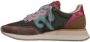 Wushu Ruyi Groene nylon sneakers met polycarbonaatdetails Multicolor Dames - Thumbnail 4