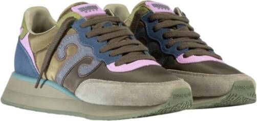 Wushu Ruyi Groene sneakers voor vechtsport Multicolor Dames