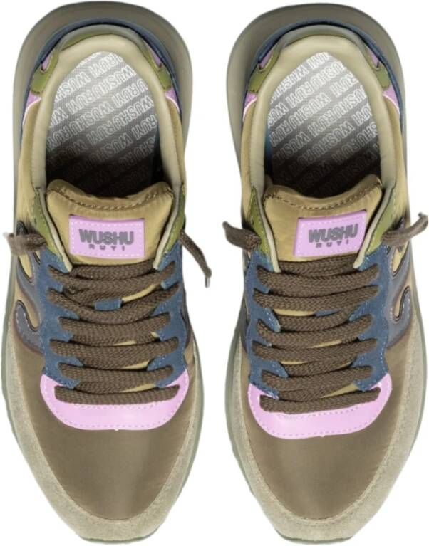 Wushu Ruyi Groene sneakers voor vechtsport Multicolor Dames