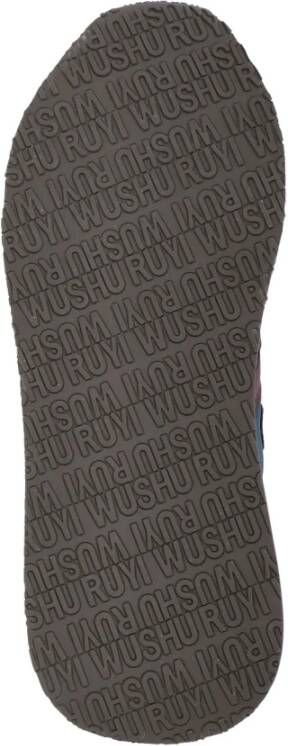 Wushu Ruyi Multicolor Stof Leren Sneakers Ronde Neus Multicolor Dames