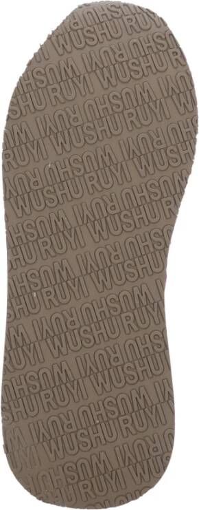 Wushu Ruyi Multicolor Stof Leren Sneakers Ronde Neus Multicolor Dames