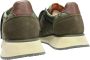 Wushu Ruyi Nylon en Suède Sneaker met PU-details Green Heren - Thumbnail 5