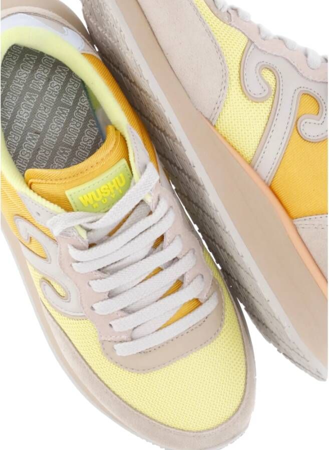 Wushu Ruyi Leren Sneakers met Ruyi-logo