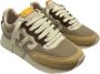 Wushu Ruyi Sneaker van suède en nylon rubberen zool Beige Dames - Thumbnail 3