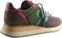Wushu Ruyi Stijlvolle groene leren schoenen Multicolor Dames - Thumbnail 3