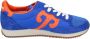 Wushu Ruyi Suede Heren Sneakers Blue Heren - Thumbnail 4