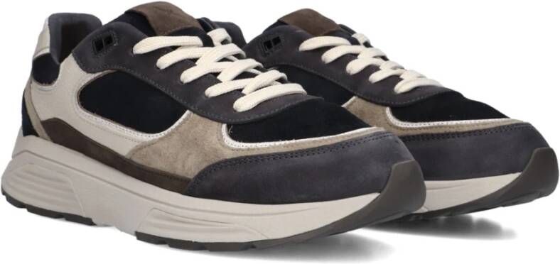 Xsensible Blauwe Lage Sneakers Dames Manhattan