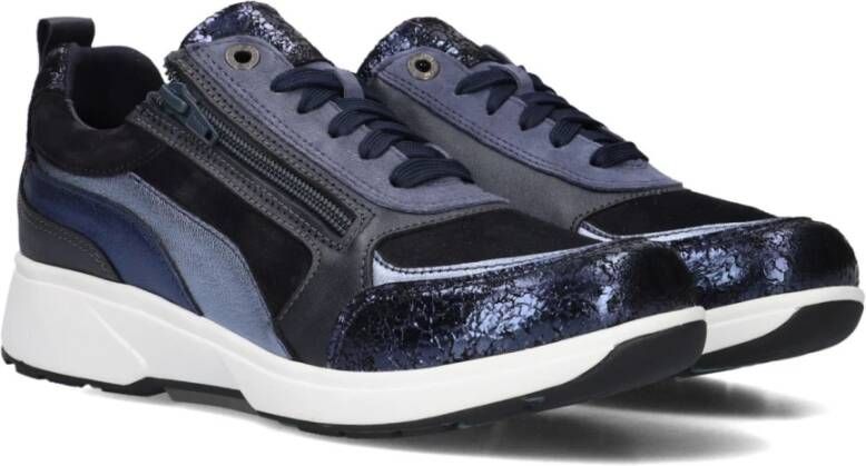 Xsensible Blauwe Lage Top Dames Sneakers Valletta