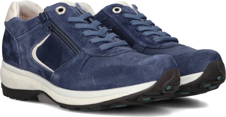 Xsensible Casual Sneakers in Donkerblauw Suède Blue Dames