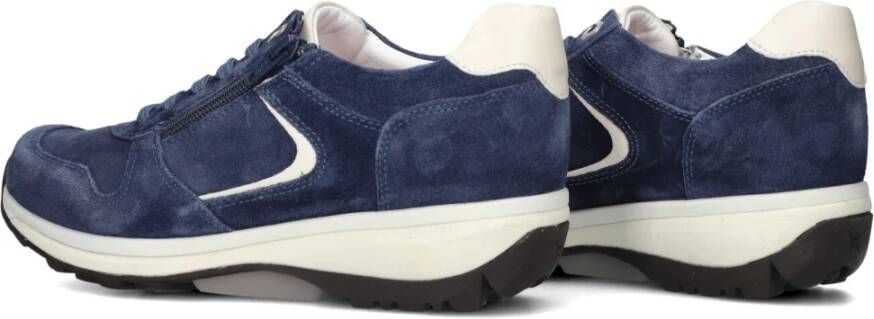 Xsensible Casual Sneakers in Donkerblauw Suède Blue Dames