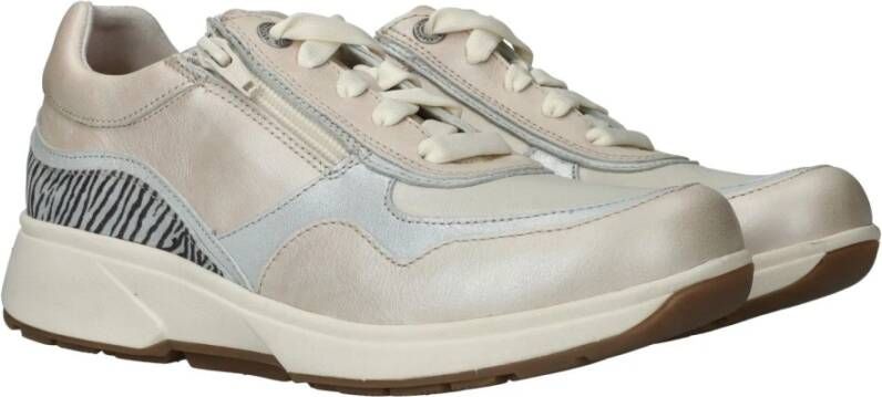 Xsensible Comfort Stretch Sneakers Beige Dames