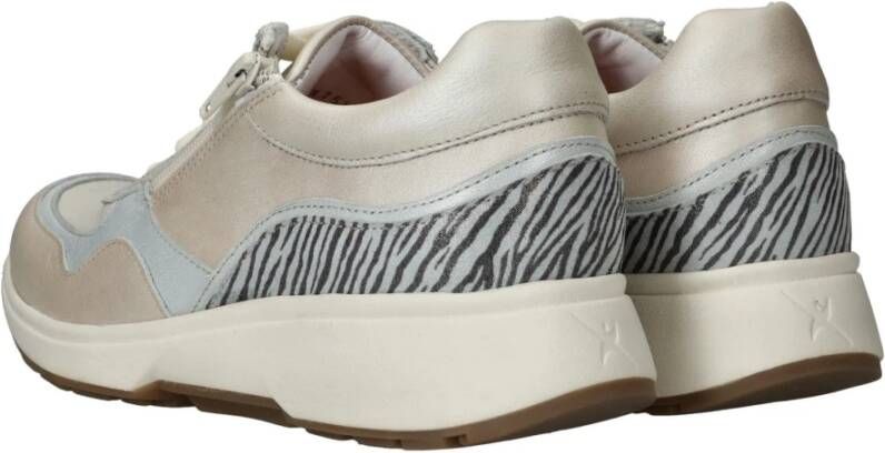 Xsensible Comfort Stretch Sneakers Beige Dames