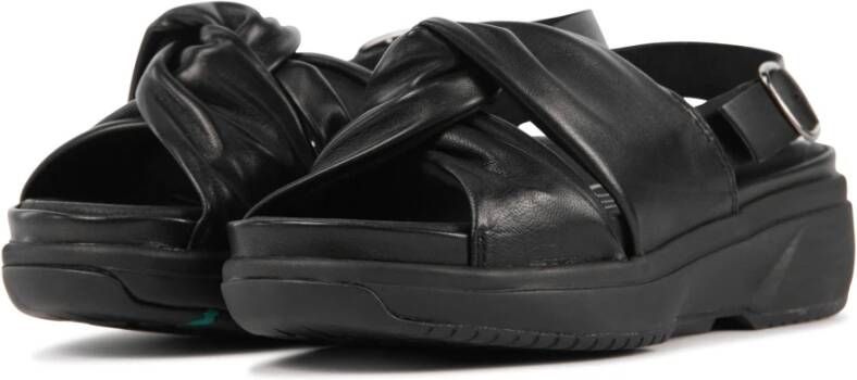 Xsensible Flat Sandals Zwart Dames