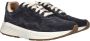 Xsensible Blauwe Leren Sneaker met Gevormd Voetbed en Verharde Hiel Blue Heren - Thumbnail 4