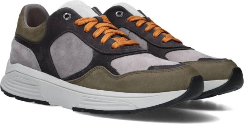 Xsensible Groene lage top heren sneakers