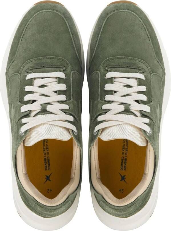 Xsensible Groene Suède Sneakers Green Heren