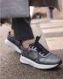 XSENSIBLE Lage Sneakers Dames Combi Met G Sneaker Maat: 37 Materiaal: Leer Kleur: Zilver - Thumbnail 6