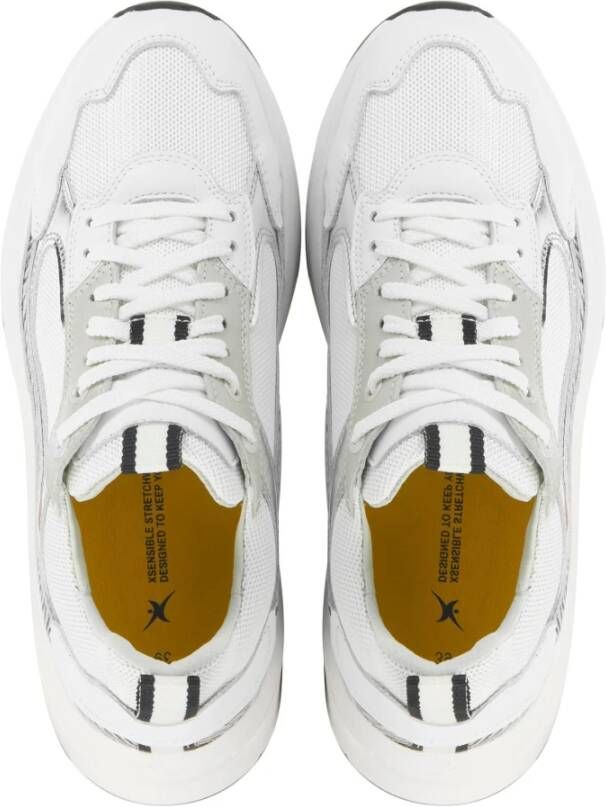 Xsensible Suede Witte Sneakers White Dames