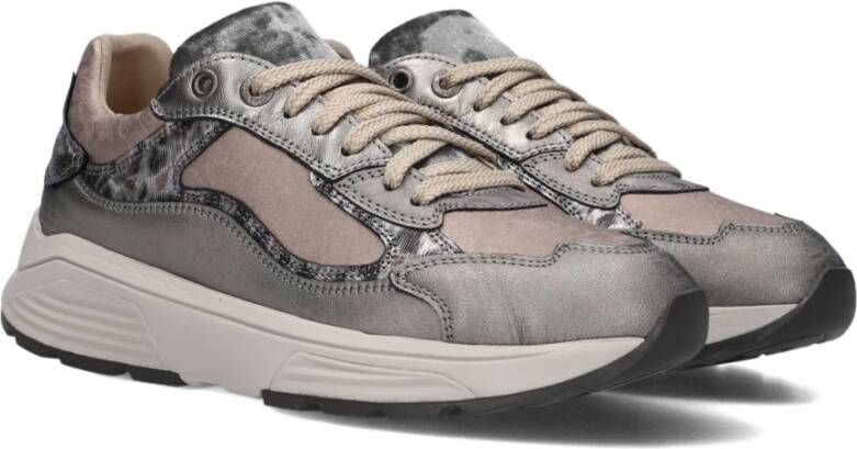 Xsensible Zilver Lage Dames Sneakers Milau