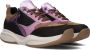 XSENSIBLE Lage Sneakers Dames Met Combi H Sneaker Rits Maat: 36 5 Materiaal: Leer Kleur: Zwart - Thumbnail 3