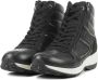 Xsensible Zwarte Leren Sneakers Zwart Dames - Thumbnail 2