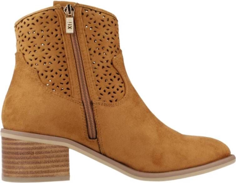 XTI Ankle Boots Brown Dames