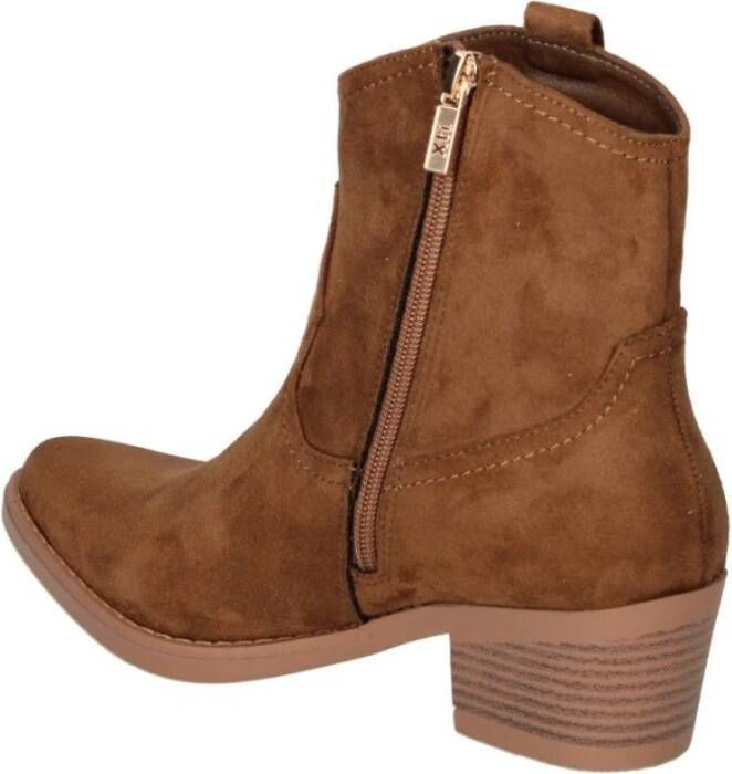 XTI Ankle Boots Bruin Dames