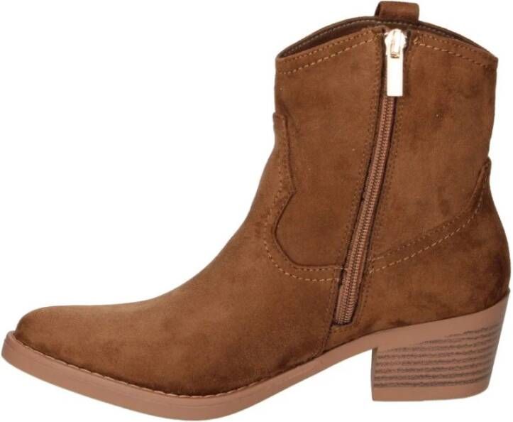 XTI Ankle Boots Bruin Dames