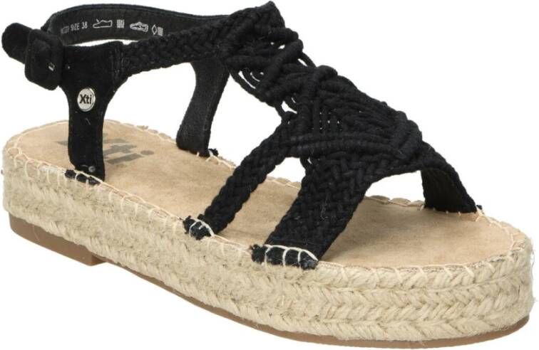 XTI Flat Sandals Zwart Dames