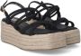 XTI Plateau Sandalen Black Dames - Thumbnail 4