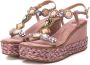XTI Plateausandalen Pink Dames - Thumbnail 4