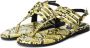 XTI Dames Flip Flops van Synthetisch Leer Yellow Dames - Thumbnail 3