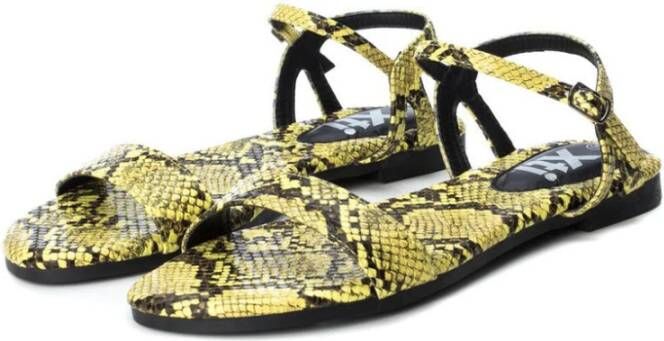 XTI Sandalen 49579 Geel Dames