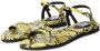 XTI Strappy Sandalen met Enkelband Yellow Dames - Thumbnail 3