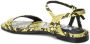 XTI Strappy Sandalen met Enkelband Yellow Dames - Thumbnail 4